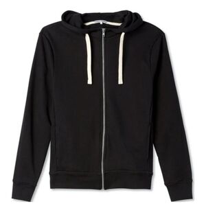 Richer Poorer Zip Hoodie Sweatshirt Black Men's Size Medium Fleece